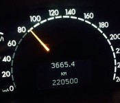 пробег W220