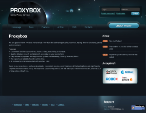 сайт Proxybox