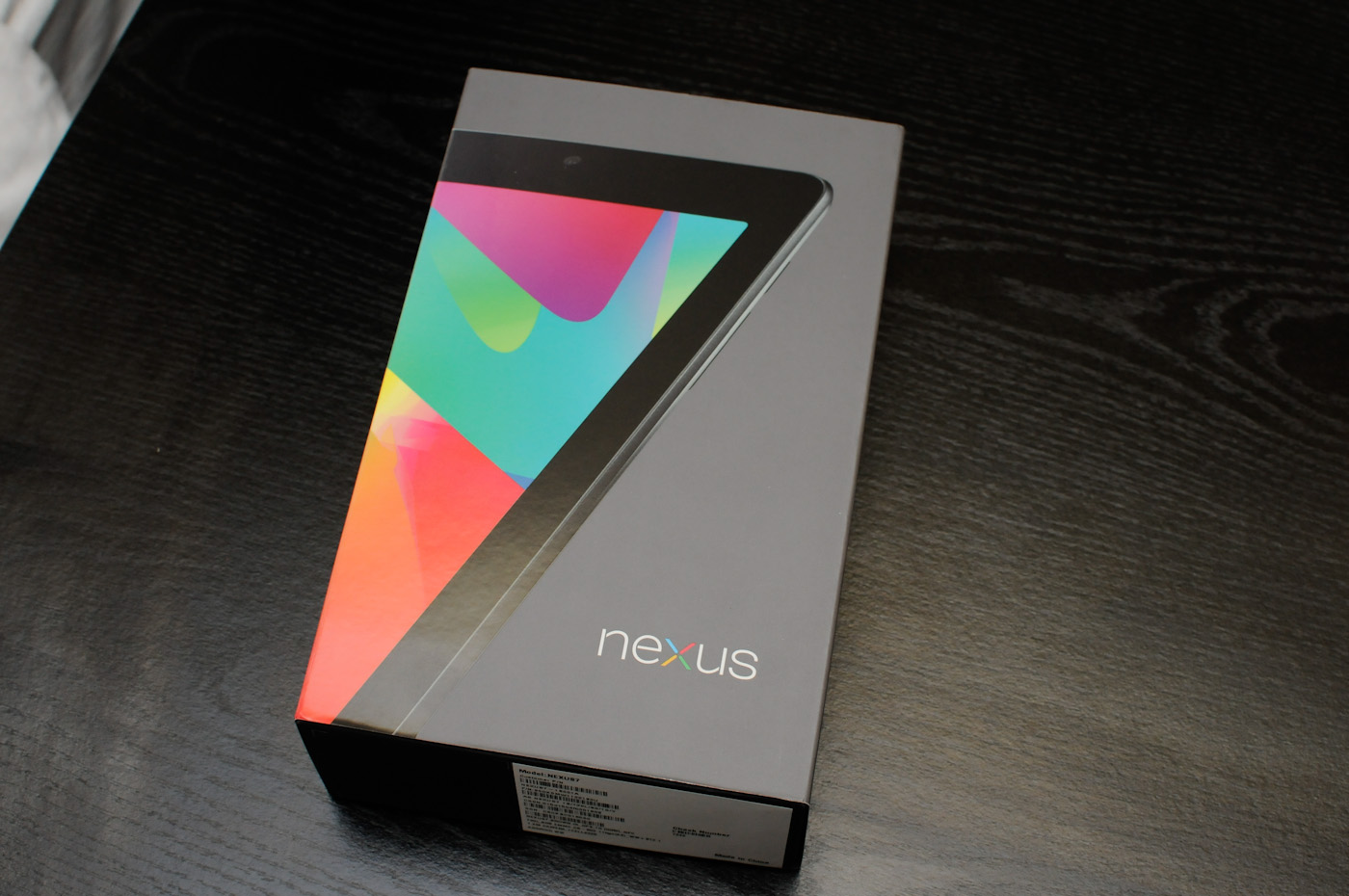 коробка Nexus 7