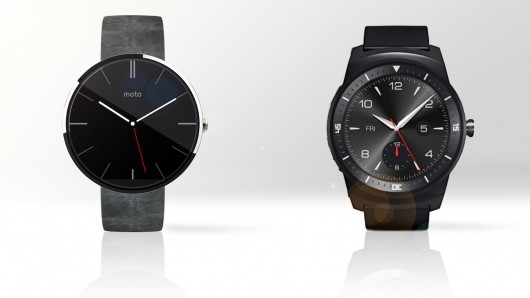Motorola Moto 360 и LG G Watch R