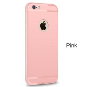 Силиконовый чехол с вырезом для яблока Розовый для iPhone 7